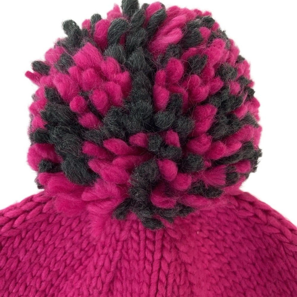 Michael Kors Knit Pink & Gray Beanie Hat View 2